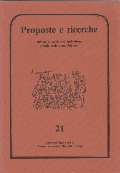 Storia locale Proposte e ricerche numero 21 1988