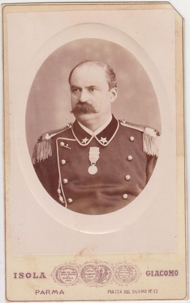 Foto photo cabinet card militare regio esercito by Isola Giacomo …