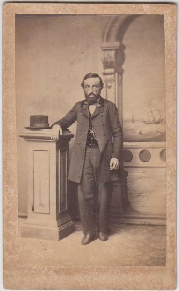 foto photo cdv ritratto del capitano Paolilli by J. Baxter …