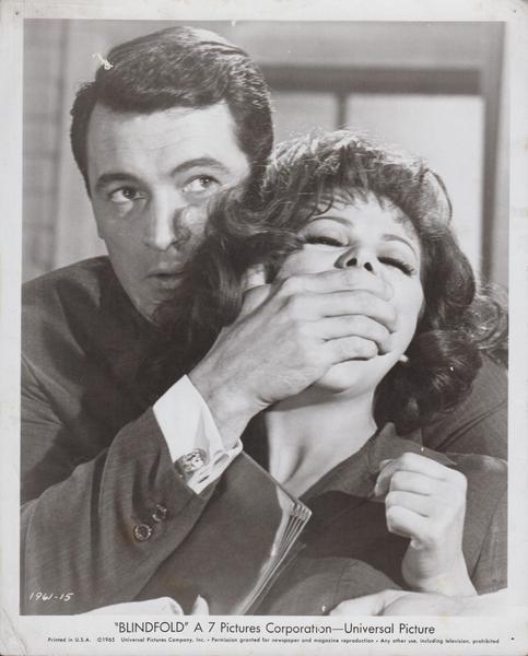 foto photo vintage Blindfold Rock Hudston Claudia Cardinale Universal Picture …