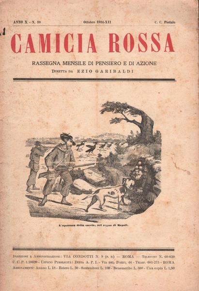 Camicia Rossa Rassegna Mensile Di Pensiero E Azione E. Garibaldi …