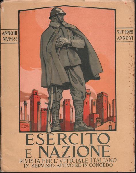 Guerra-Esercito E Nazione Rivista Per L'ufficiale Italiano N∞ 9 1928-L399