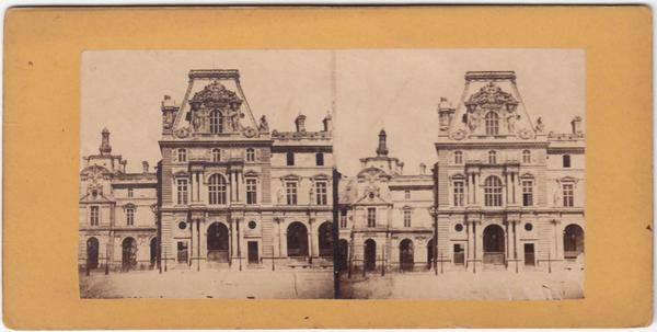 Foto photo stereoscopica stereoview Palais des Louvre Paris By Anonimo …