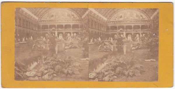 Foto photo stereoscopica stereoview Interieur de Palais de l'industrie Paris …