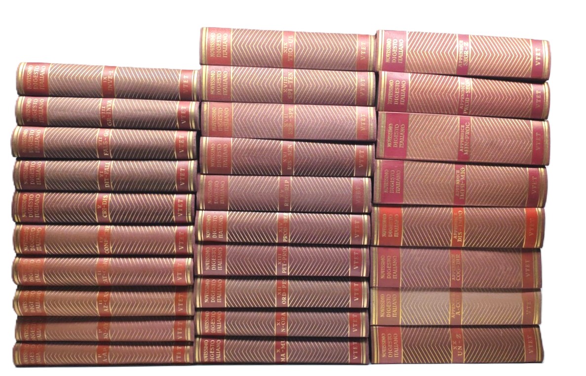 A. Azzara E. Eula Novissimo digesto italiano UTET 1957-1973 21 …