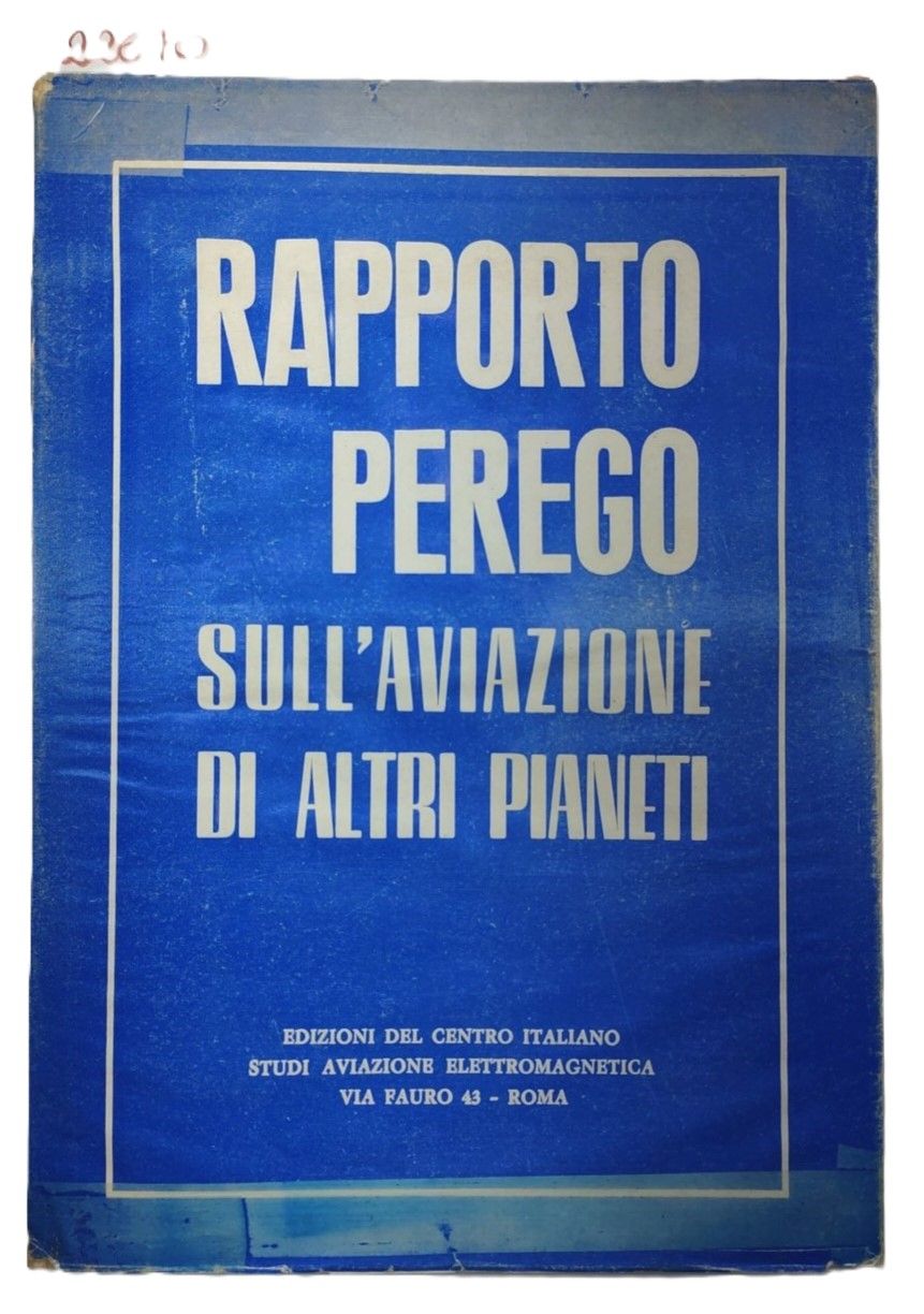 Alieni Rapporto Perego L' aviazione di altri pianeti opera tra …