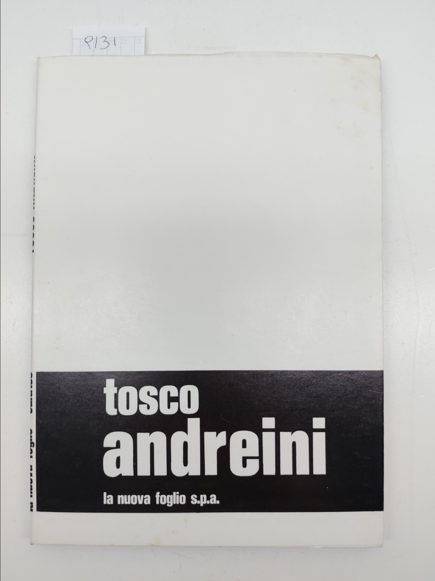 Andreini Tosco La nuova Foglio 1971