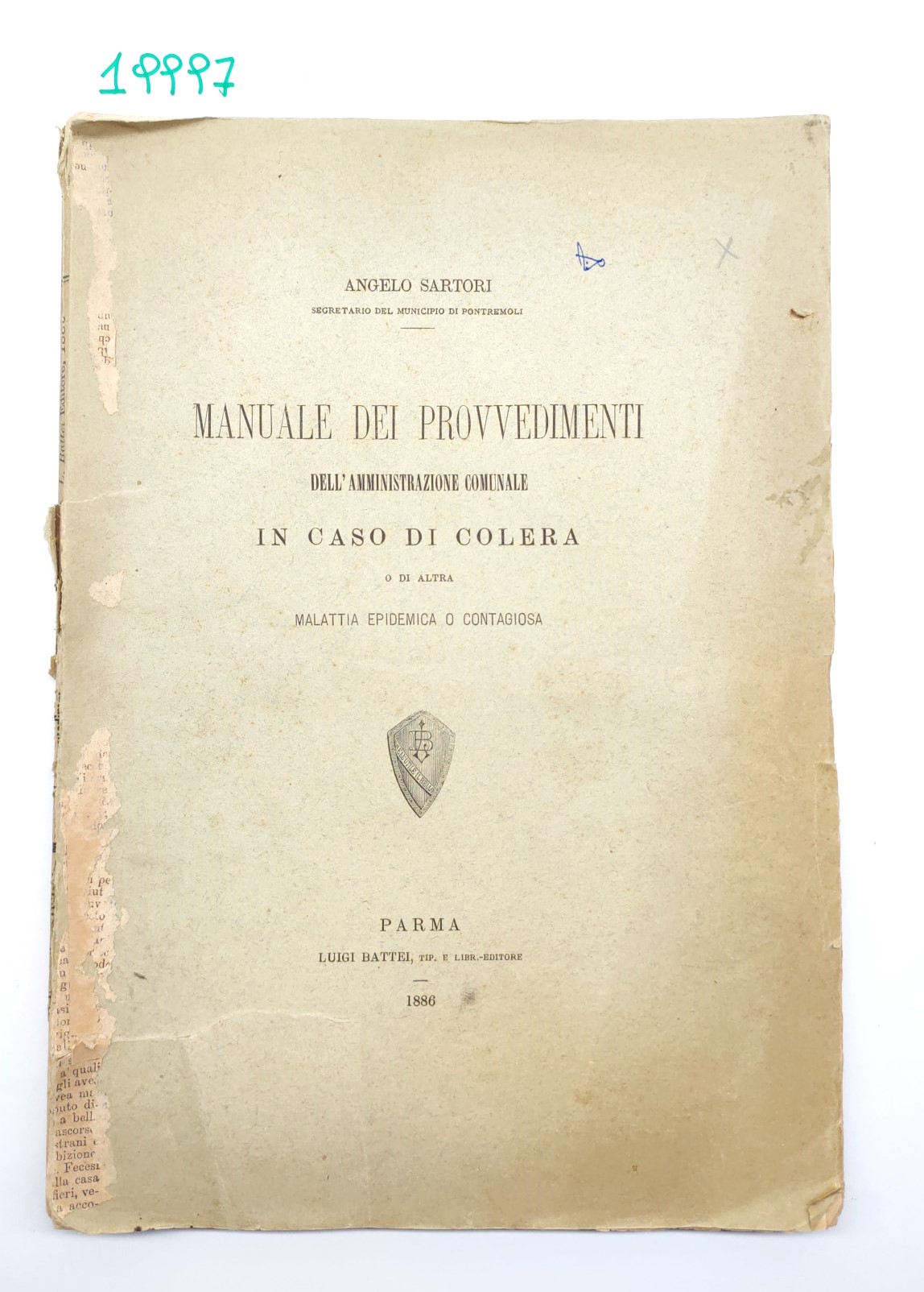 Angelo Sartori Manuale dei provvedimenti dell'amministrazione comunale in caso di …