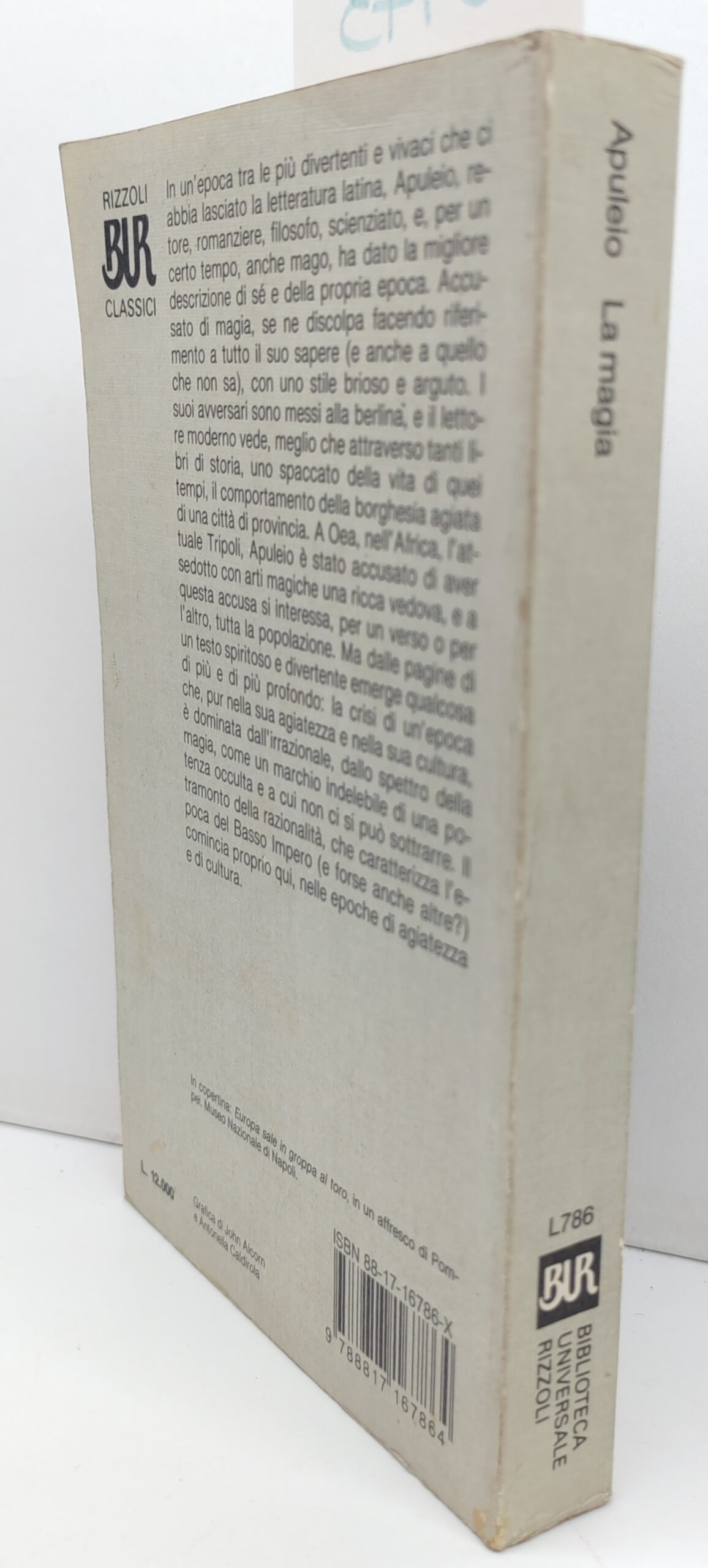 Apuleio La magia BUR Rizzoli 1° edizione 1990