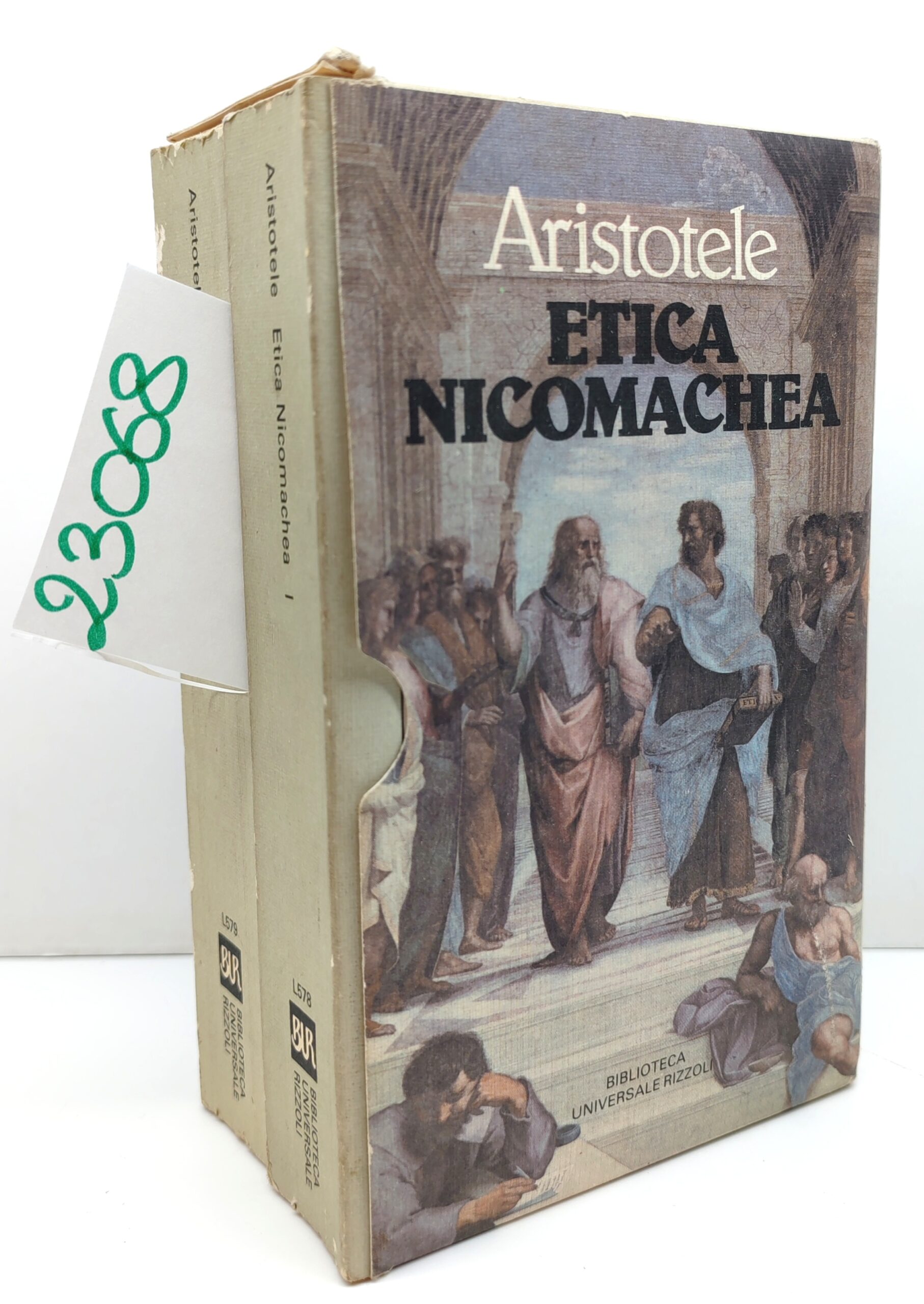 Aristotele Etica nicomachea 2 volumi BUR Rizzoli 3° edizione 1993