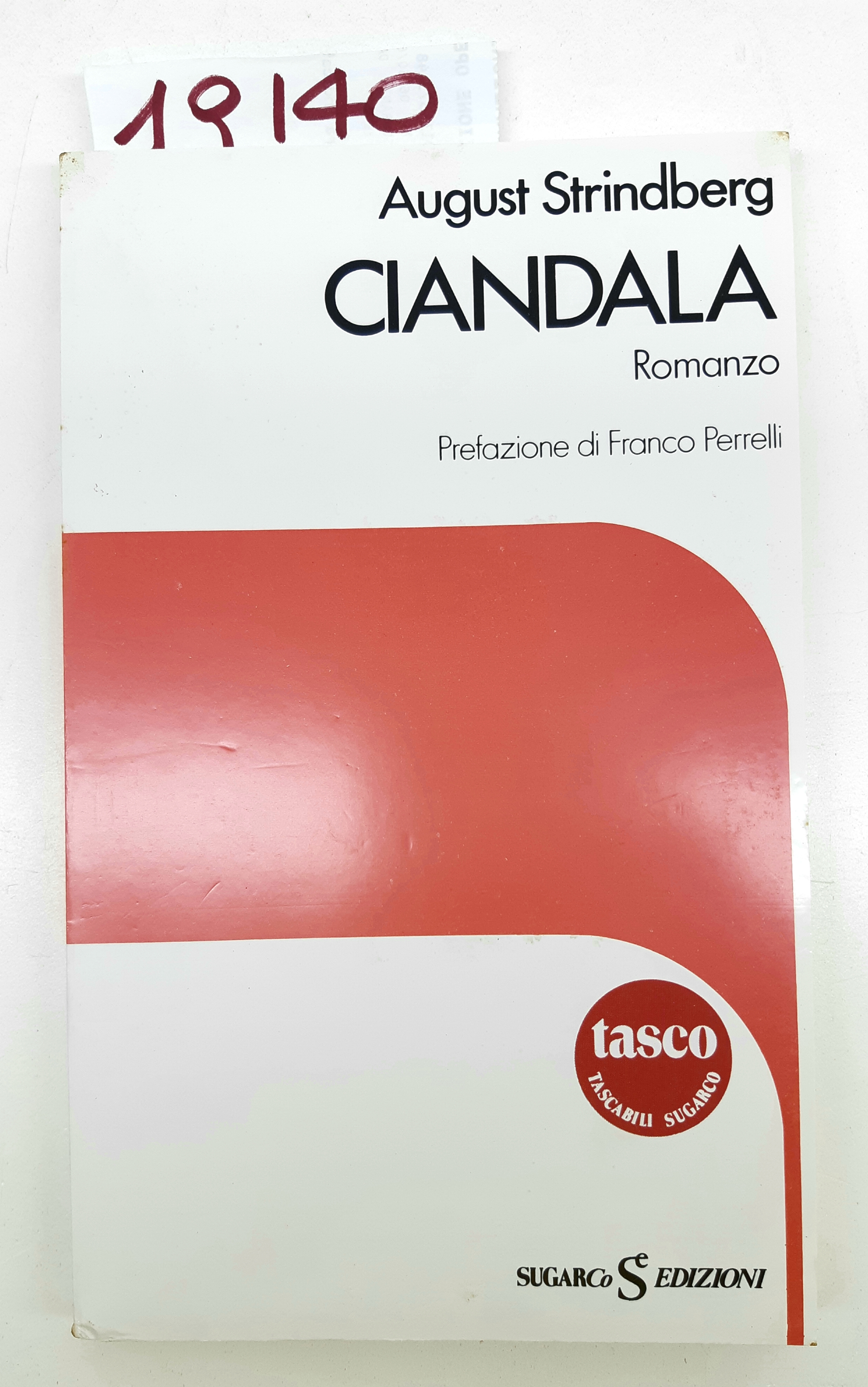 August Strindberg Ciandala romanzo SugarCo tascabili 1984