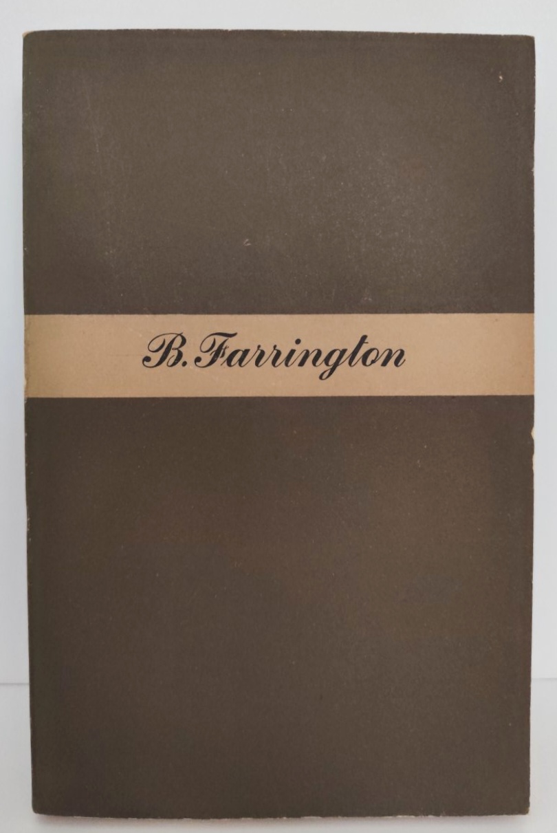 B. Farrington La scienza nell'antichità Longanesi 1950