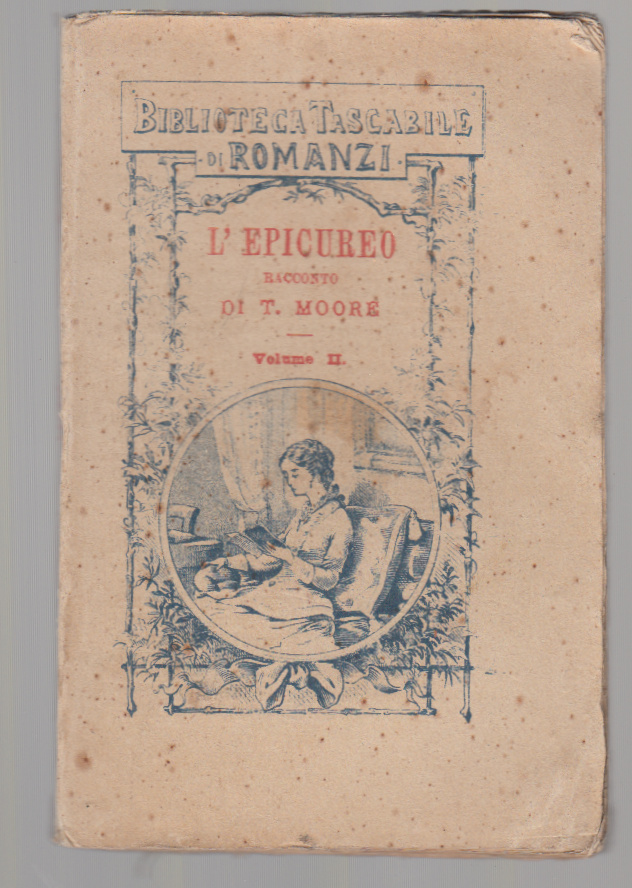 Biblioteca Tascabile Di Romanzi-L'epicureo Volume Ii 1879 Bologna Felsinea-L3363