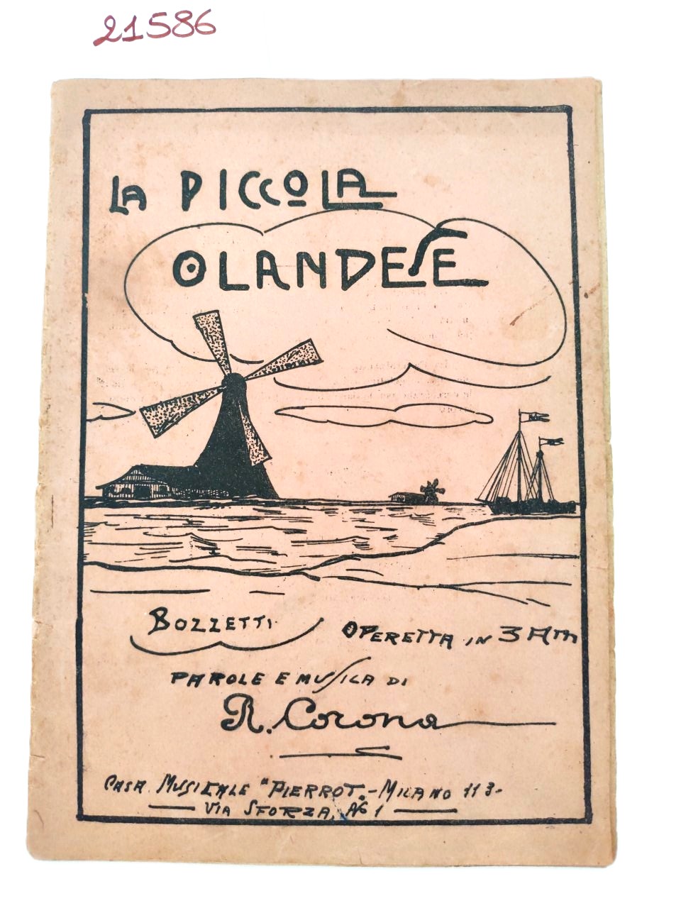 Bozzetti per costumi operetta La piccola olandese opera in tre …