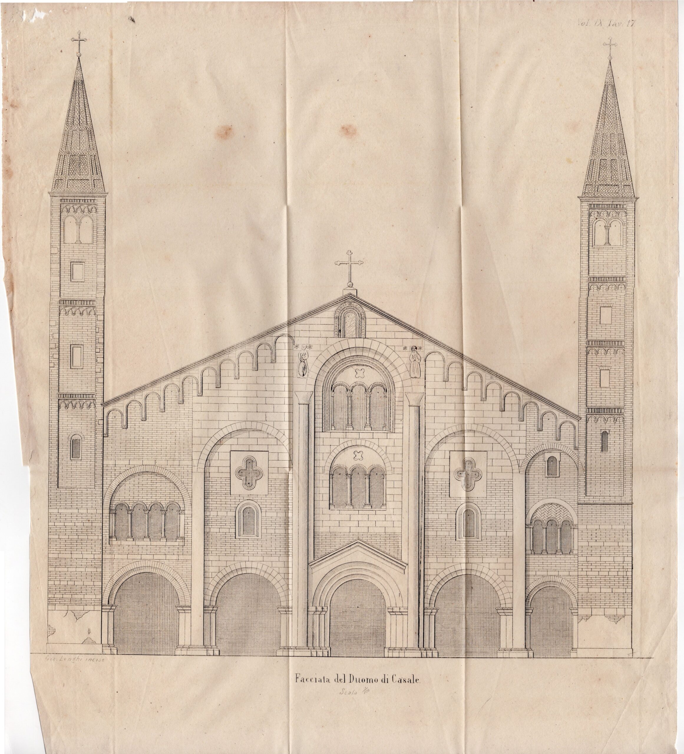 Breve storia del Duomo di Casale (Casal Monferrato) 1861 Giornale …