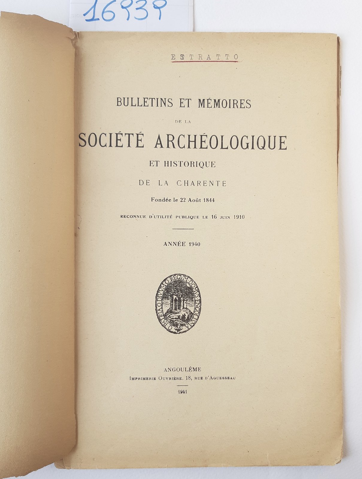 Bullettines et Memories de La Society archeologic et historic della …