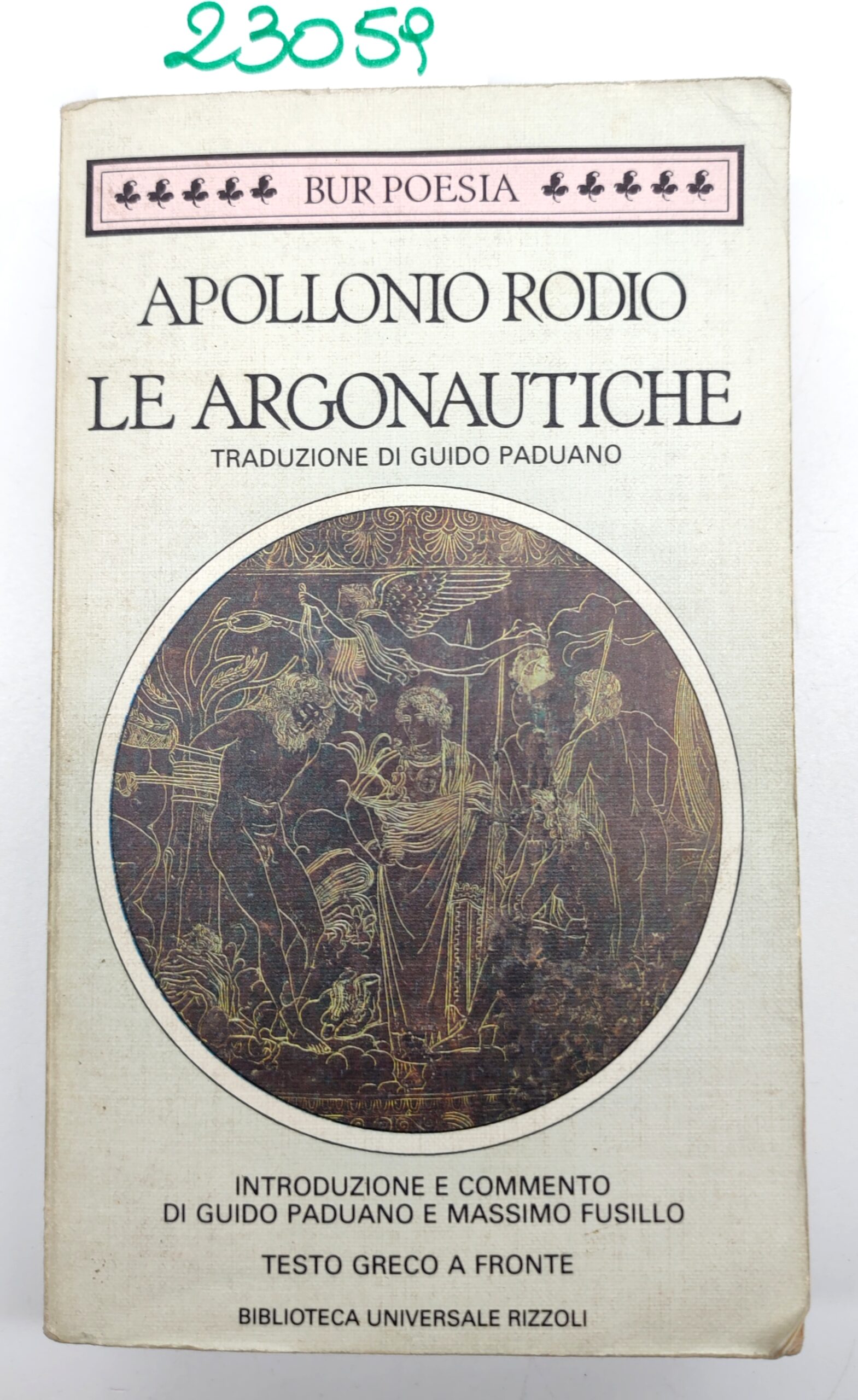 BUR Poesia Apollonio Rodio Le argonautiche BUR Rizzoli 2° edizione …