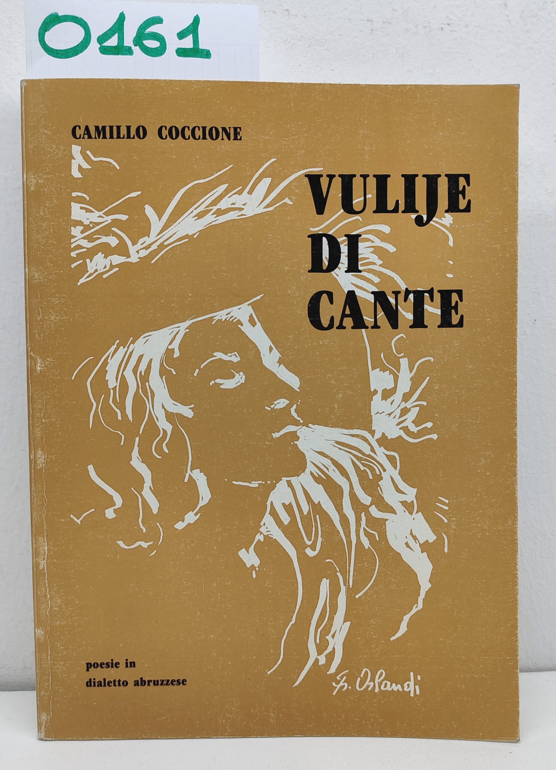 Camillo Coccione Vulije di cante poesie in dialetto abruzzese 1988