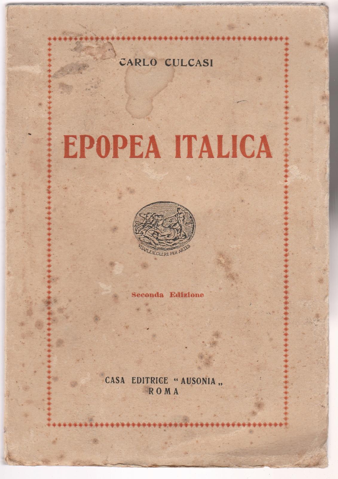 Carlo Culcasi Epopea Italica Ausonia S.D. 6224