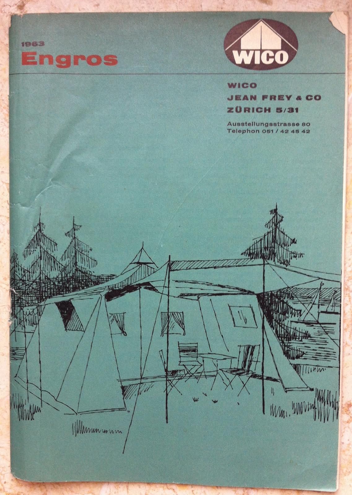 CATALOGO CAMPEGGIO- WICO JEAN FREY & C. 1963-L2783