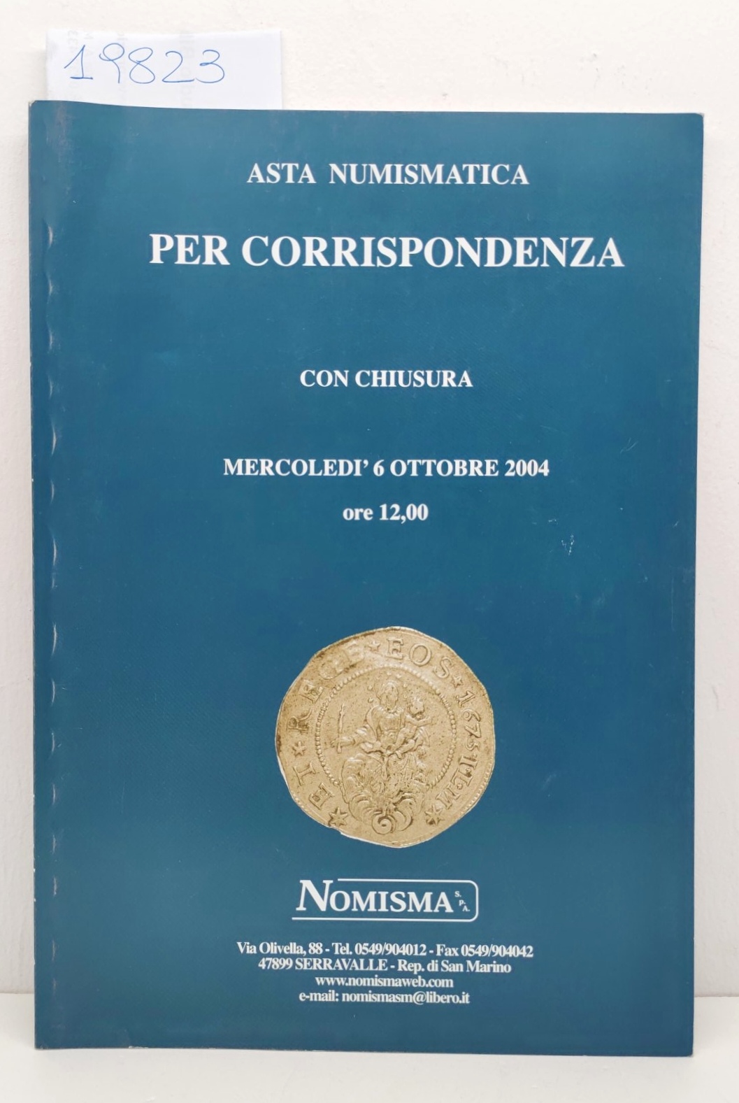 Catalogo Nomisma asta numismatica ottobre 2004