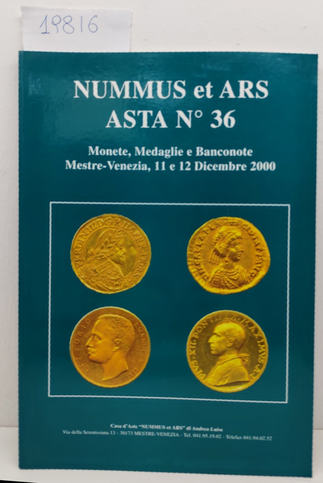 Catalogo Nummus ed Ars asta n 36 monete medaglie banconote …