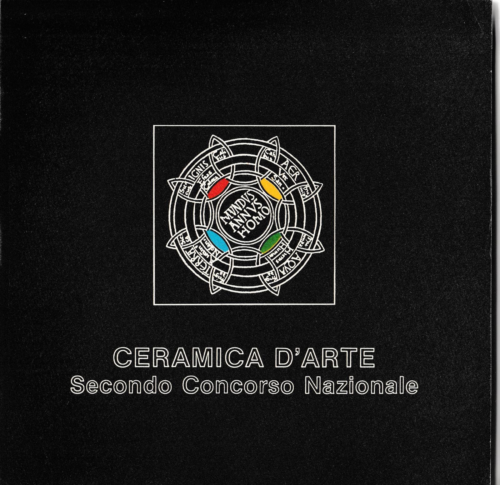 Ceramica D'arte Secondo Concorso nazionale Savona Albissola M. 1987 L5805