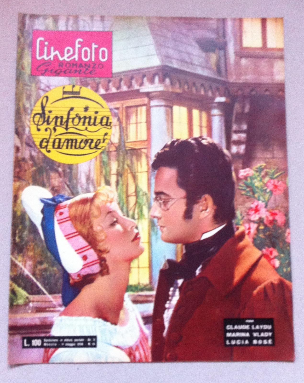 Cinefoto Romanzo Sinfonia D'amore Con Claude Laydu, Lucia Bose', Paolo …