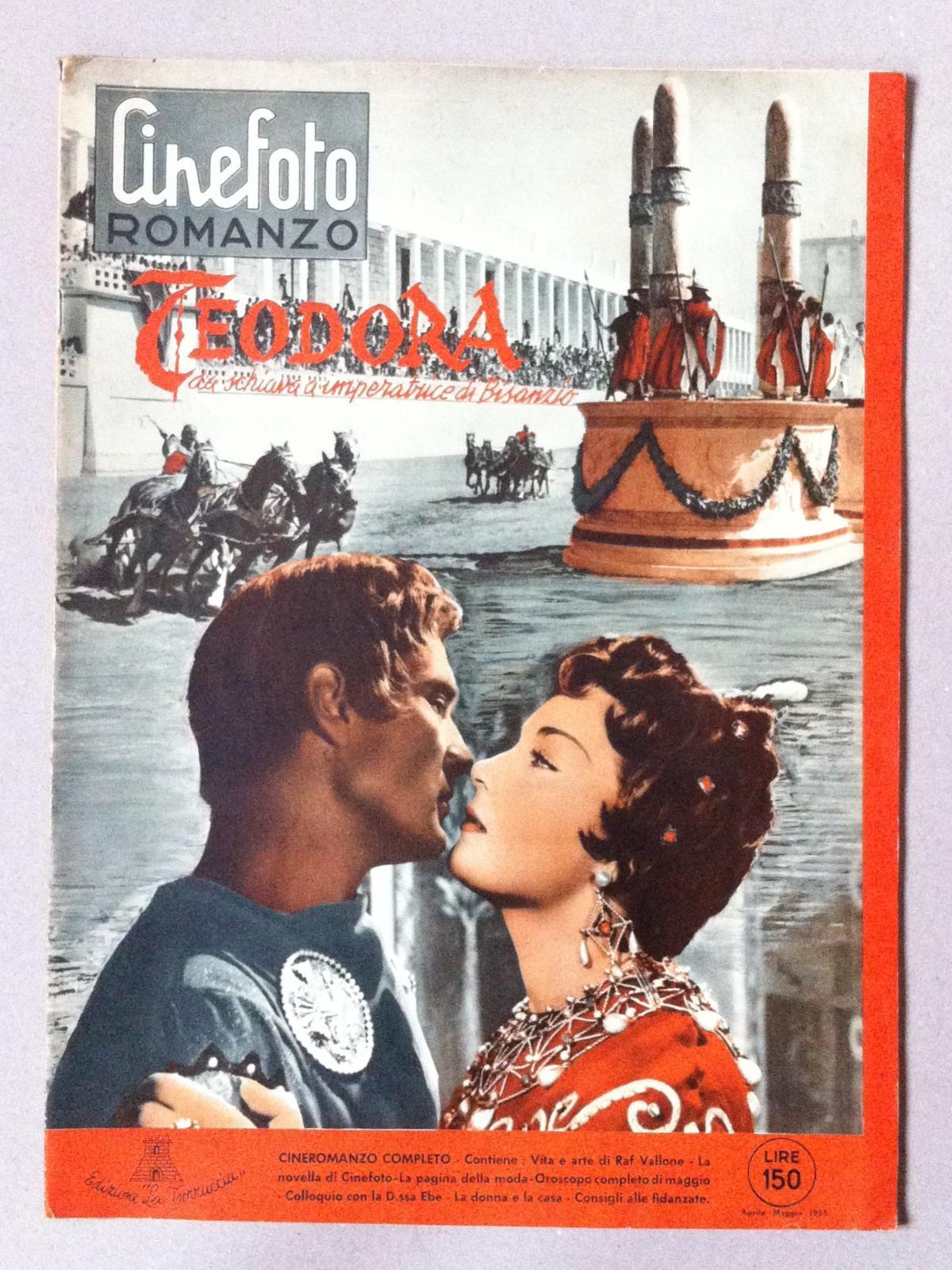 Cinefoto Romanzo Teodora Con Georges Marchal, G. M. Canale, Irene …