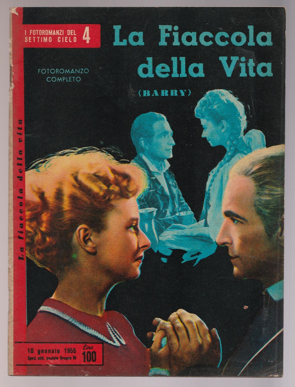 Cineromanzo La Fiaccola Della Vita Con Simone Valere 1954 -L5241