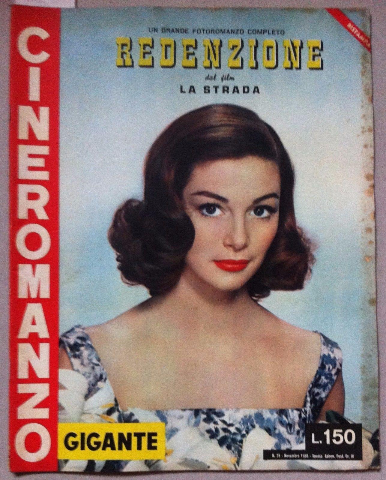 Cineromanzo REDENZIONE CON GIULIETTA MASINA, ANTHONY QUINN, ALDO SILVANI 1956