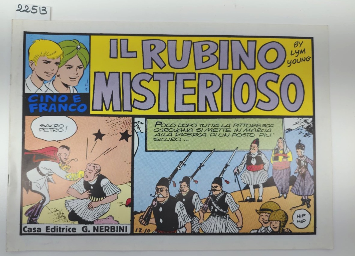 Cino e Franco Il Rubino misterioso Nerbini ristampa anastatica