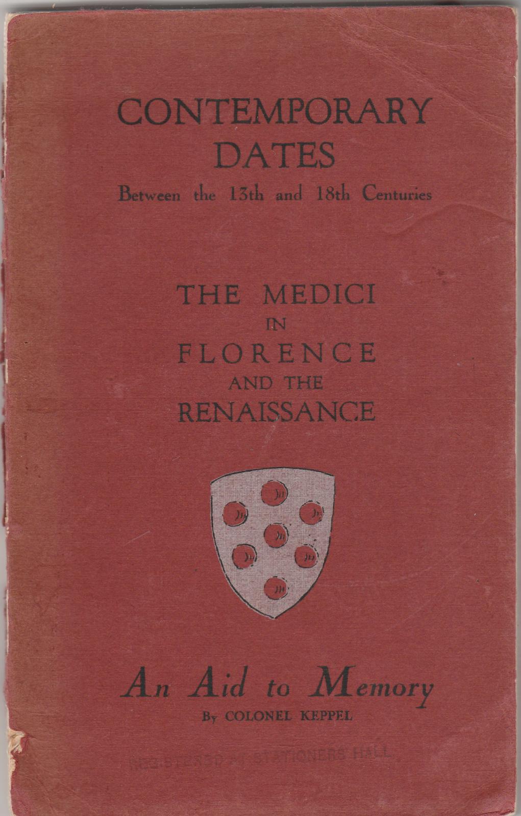 Contemporary Dates Between The 13th 18th Centuries The Medici In …