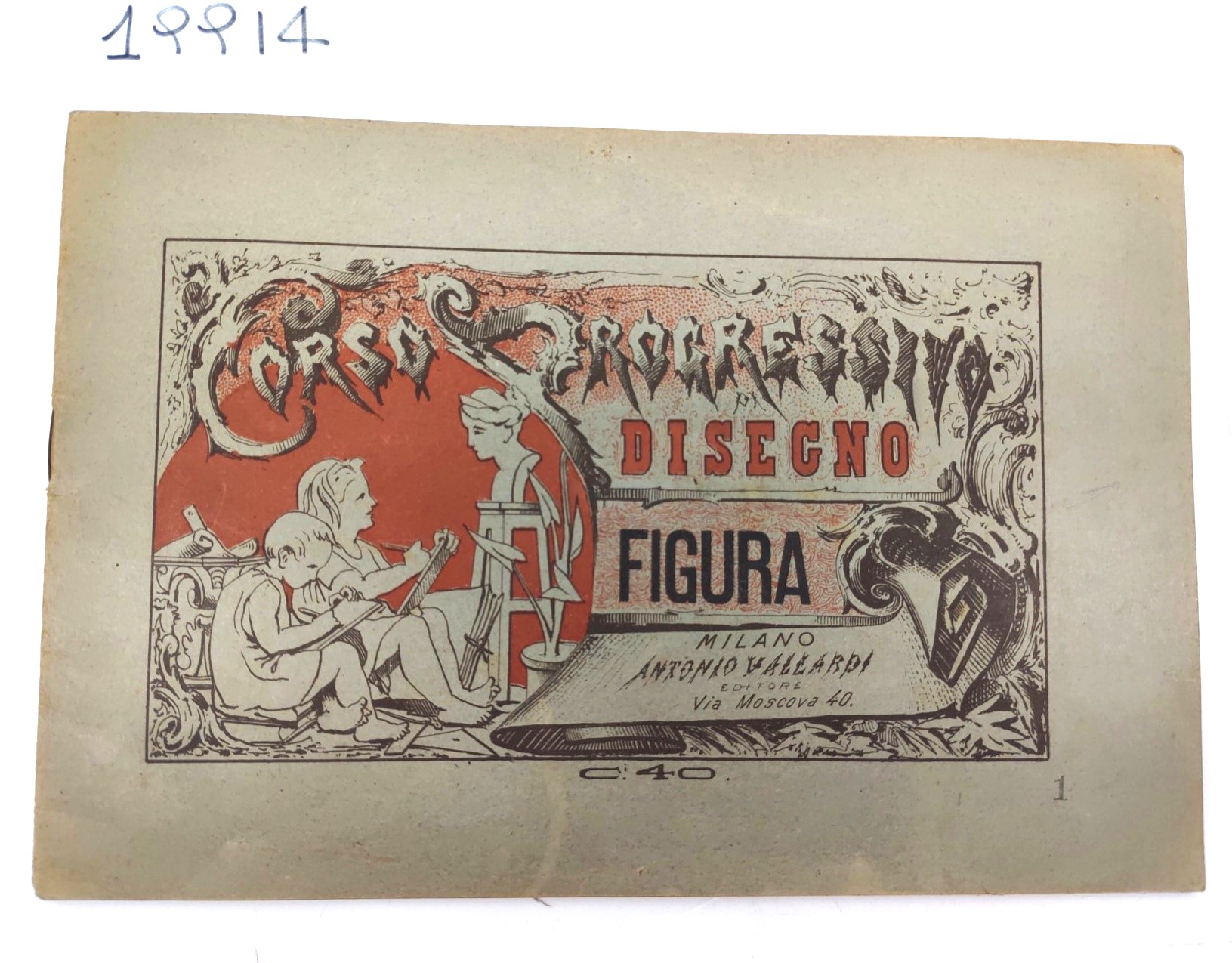 Corso progressivo disegno Figura Vallardi numero 1 occhi naso