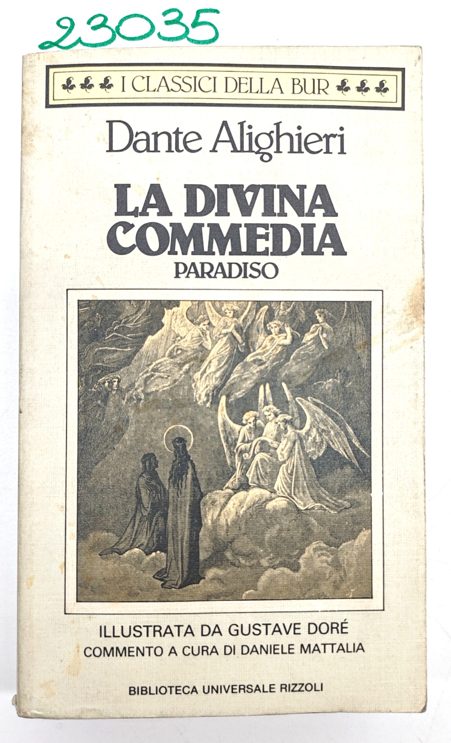 Dante Alighieri La Divina commedia Paradiso BUR Rizzoli 4° edizione …