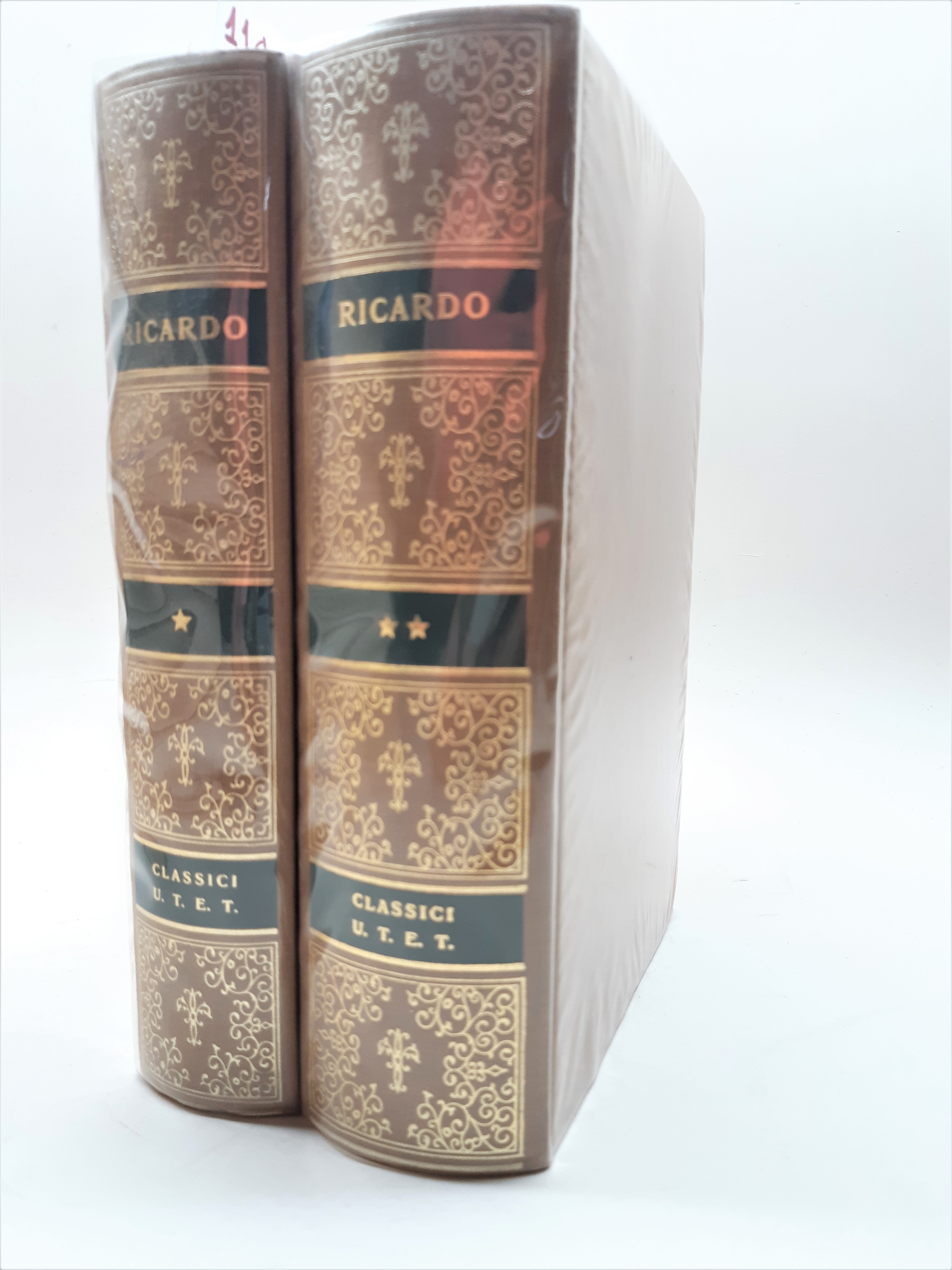 David Ricardo Opere UTET 1986 due volumi