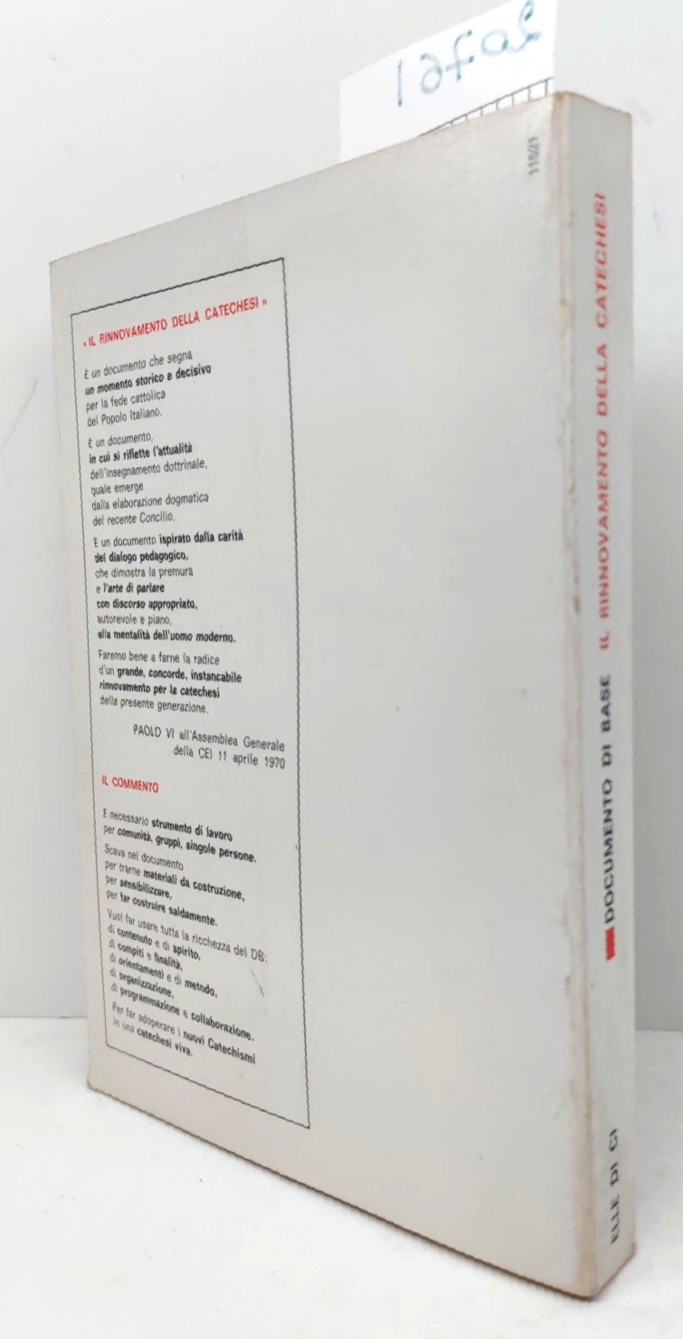 Documento di base Il rinnovamento della catechesi Elle Di Ci …