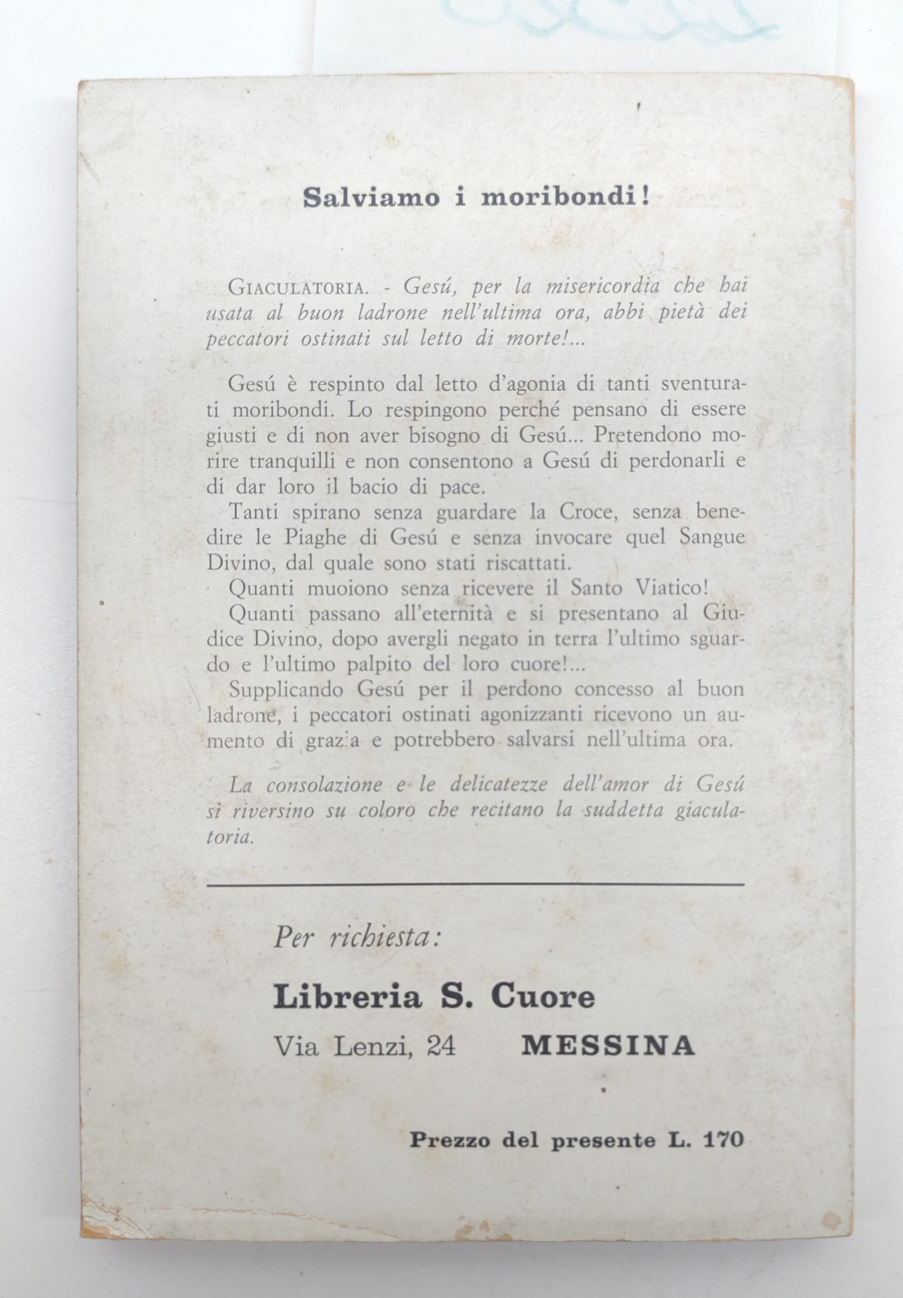 Don G Tomaselli La via del cielo Libreria S. Cuore …