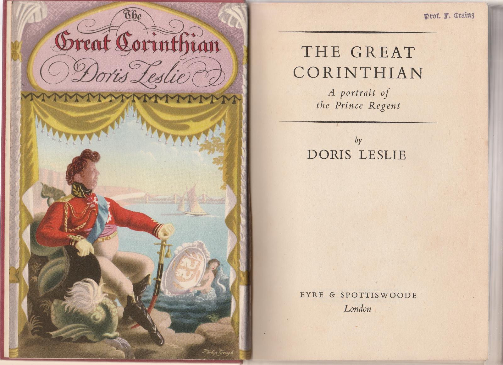 Doris Leslie The Great Corinthian . A Portait Of The …