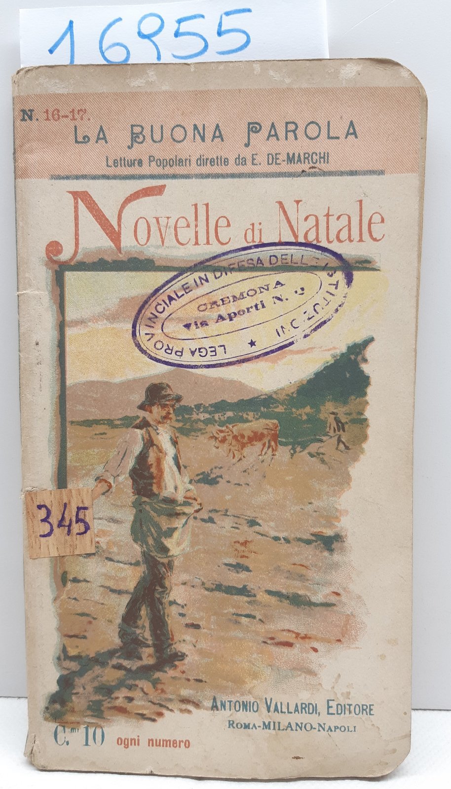 E. De Marchi La buona parola Novelle di Natale Vallardi …