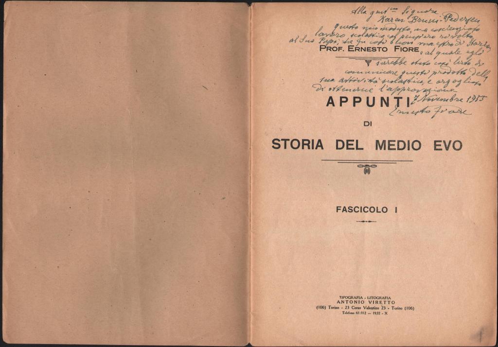 E. Fiore Medio Evo Appunti Di Storia Del Medio Evo …