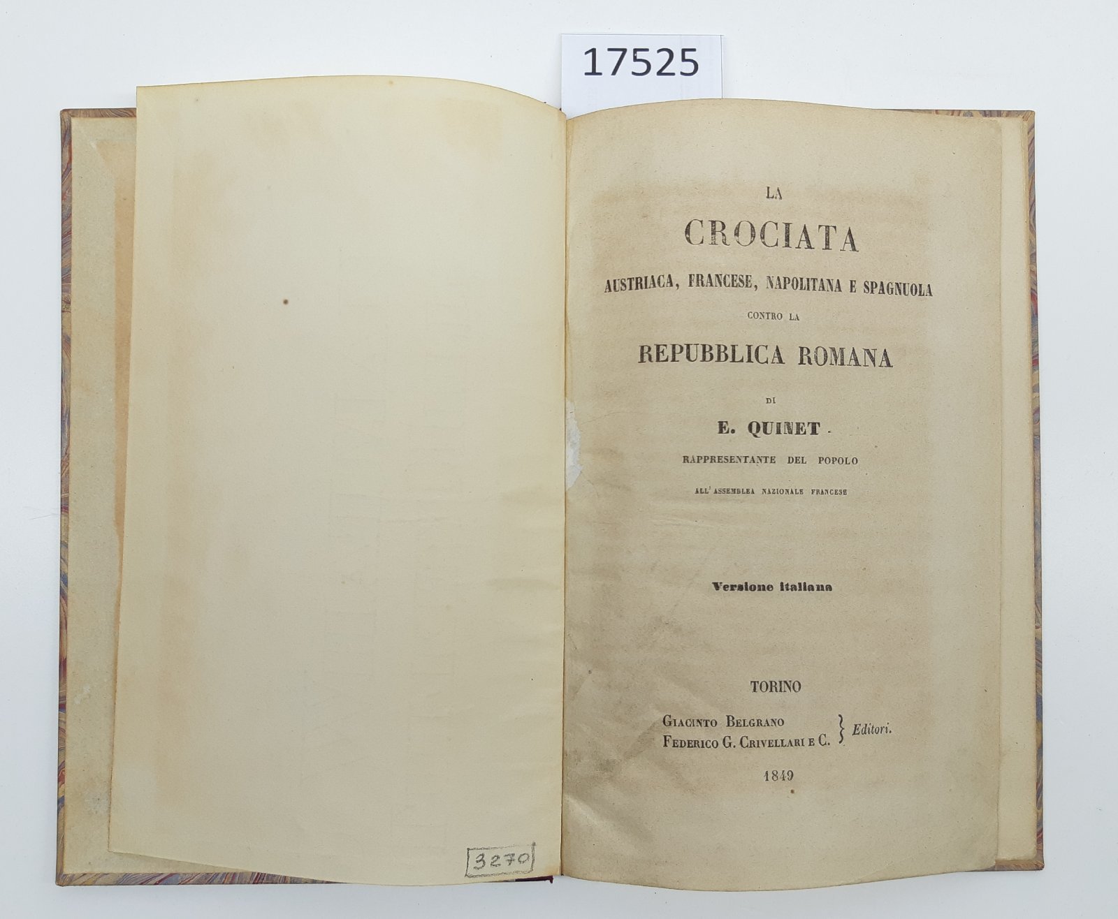 E. Quinet La crociata austriaca francese napoletana e spagnola contro …