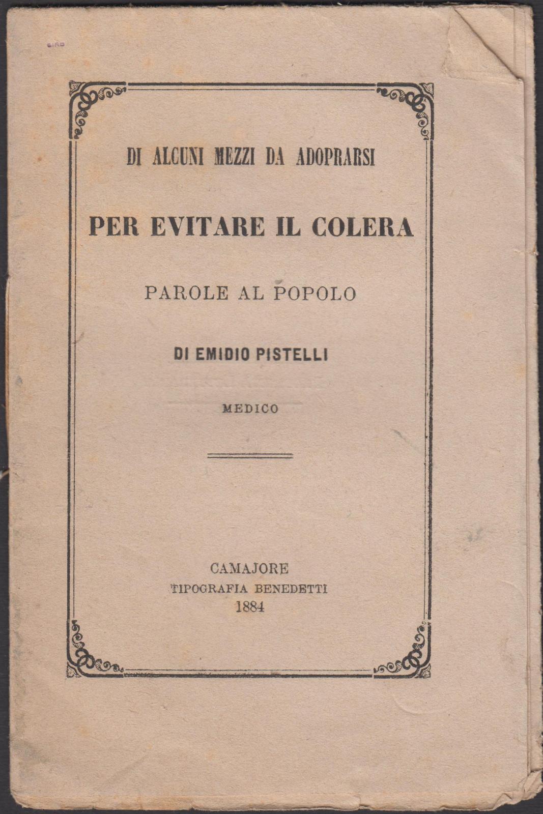 Emidio Pistelli Di alcuni mezzi da adoperarsi per evitare il …