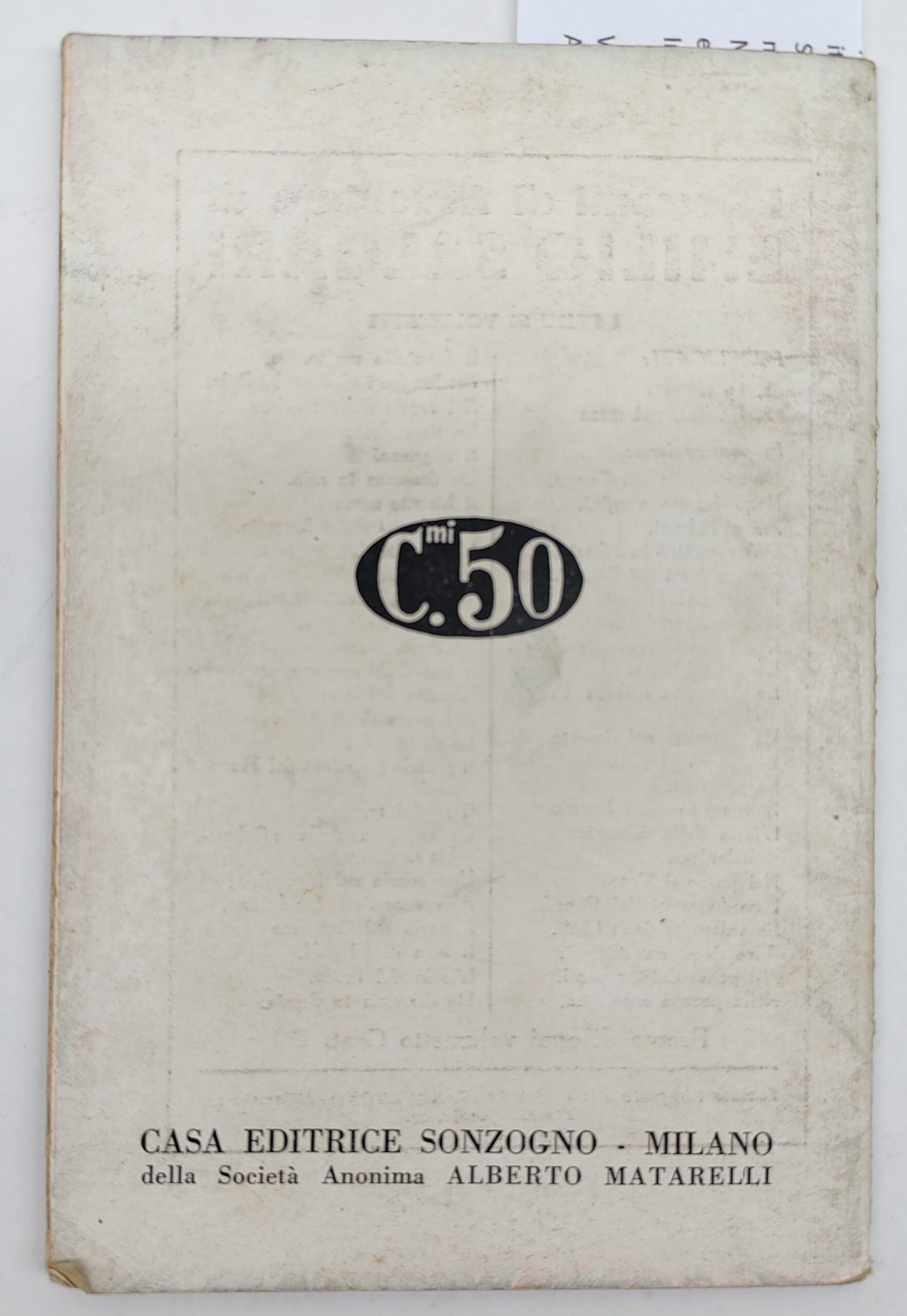 Emilio Salgari Lo schiavo racconto illustrato Sonzogno 1940