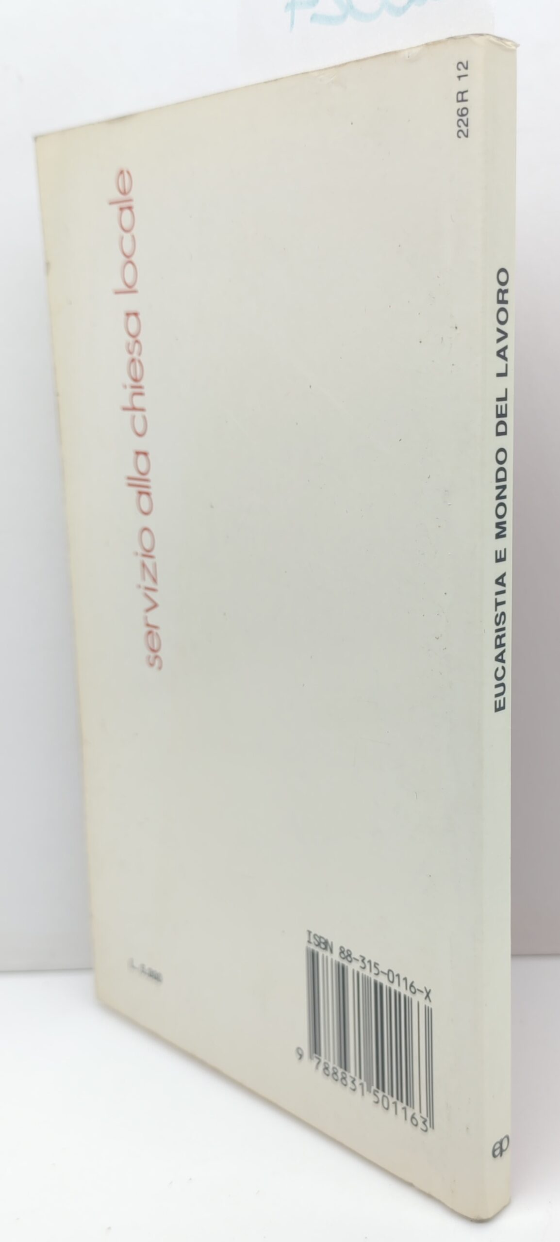 Fabio Taboris Eucarestia e mondo del lavoro Paoline 1988
