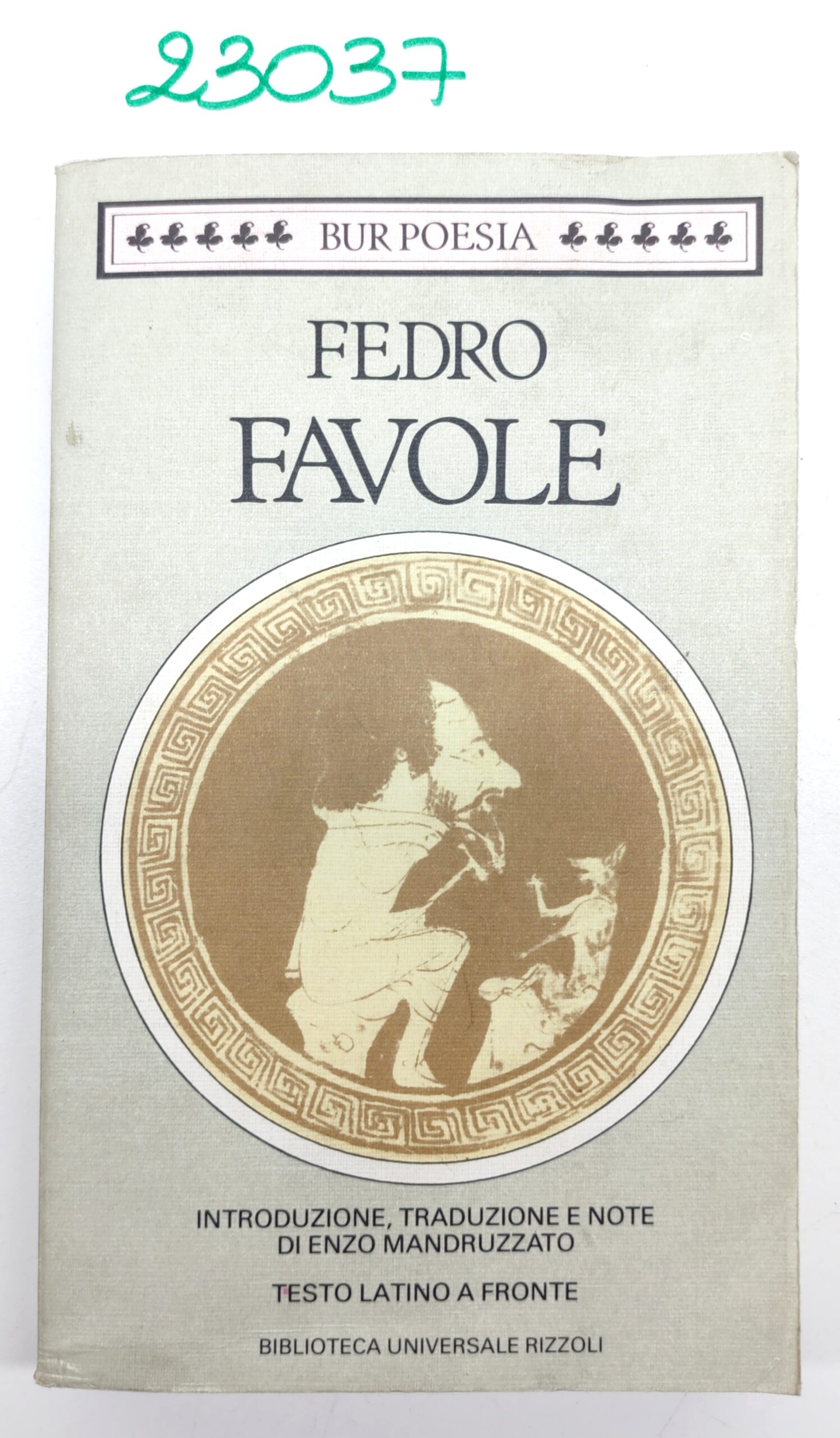 Fedro Favole BUR Rizzoli 8° edizione 1994