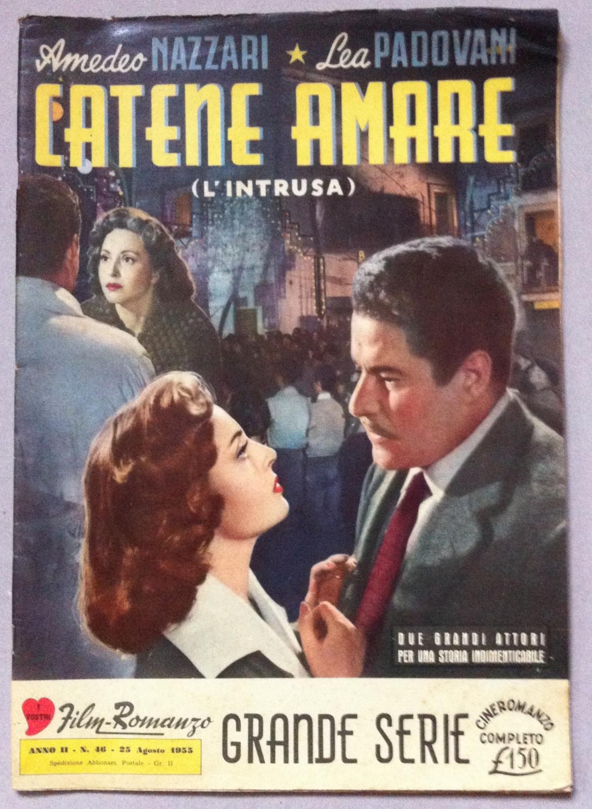 Film Romanzo Catene Amare Con Amedeo Nazzari, Lea Padovani 1955 …