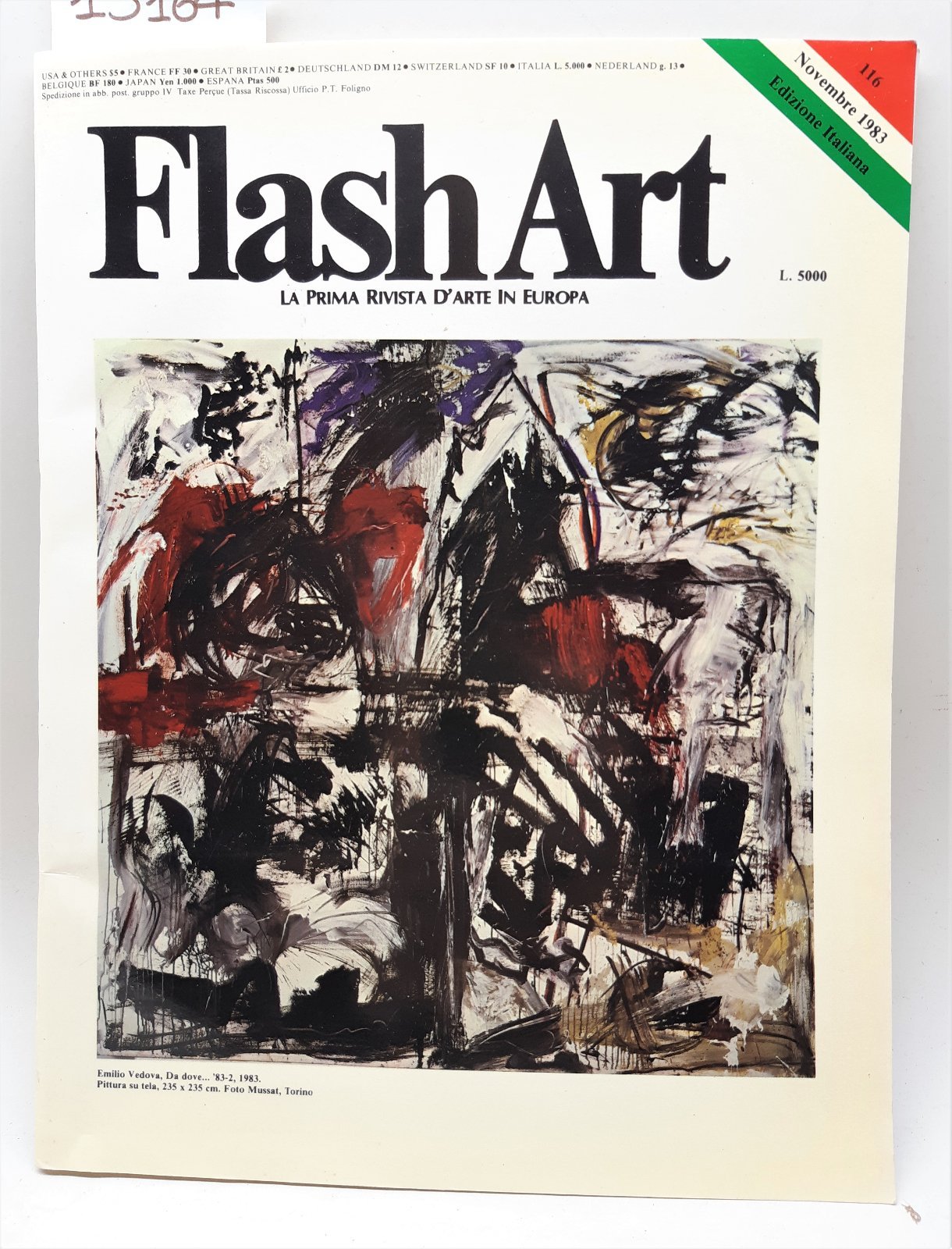 Flash Art numero 116 novembre 1983 edizione italiana