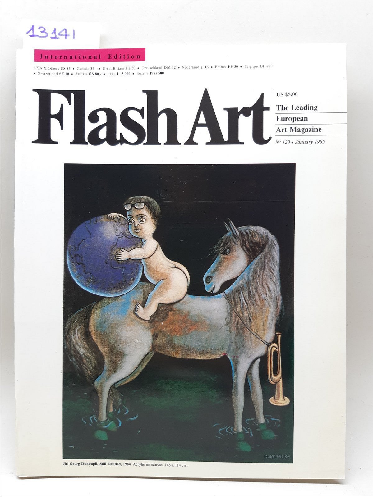 Flash Art numero 120 1985 International Edition