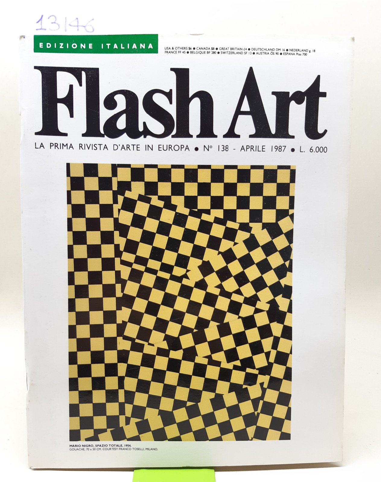 Flash Art numero 138 Aprile 1987 edizione italiana